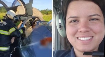 Morre irmã de piloto de avião que caiu em Goiânia, diz hospital